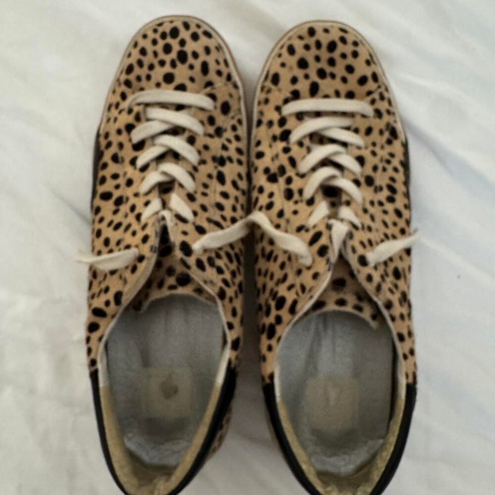 Dolce vita leopard print sneakers